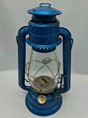 Vintage DIETZ JUNIOR No. 20 Lantern Original Diets Globe Blue